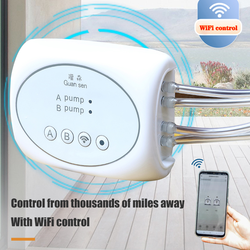 Smart Garden System - WiFi สมาร์ทสวนชลประทาน Controller โรงงานอัตโนมัติหยดระบบชลประทานชุดโทรศัพท์มือถือควบคุมรดน้ําจับเวลาอุปกรณ์
