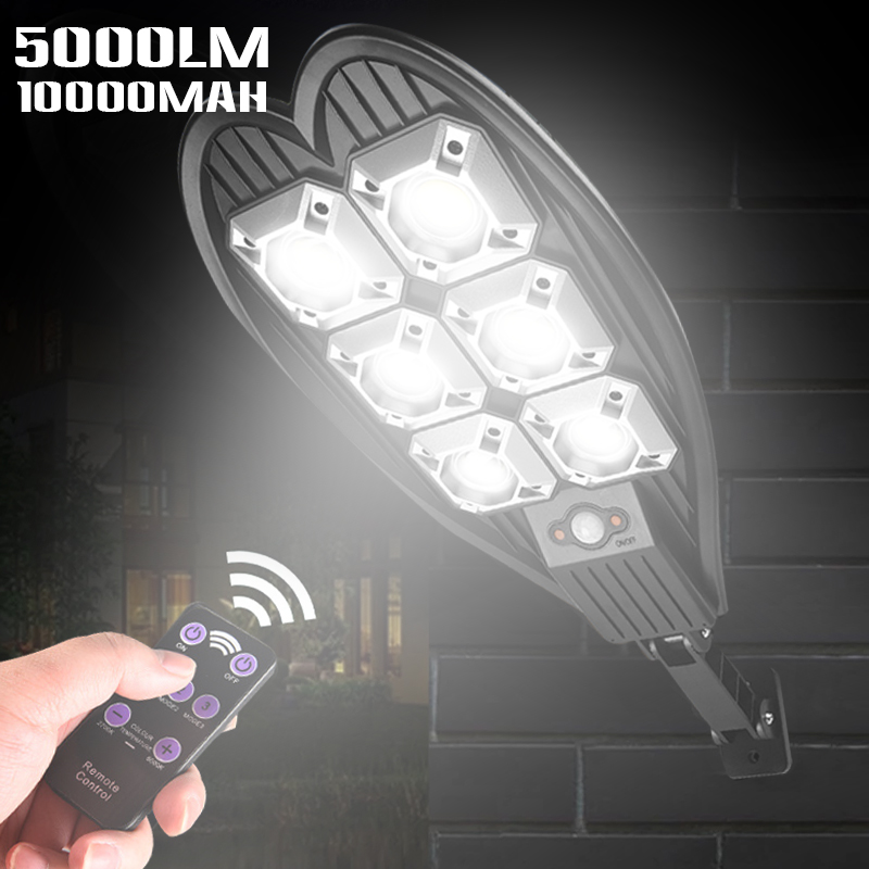 Smart Garden Lanterns - 5000LM พลังงานแสงอาทิตย์ LED Street Light พลังงานแสงอาทิตย์สมาร์ทพลังงานแสงอาทิตย์กันน้ํา