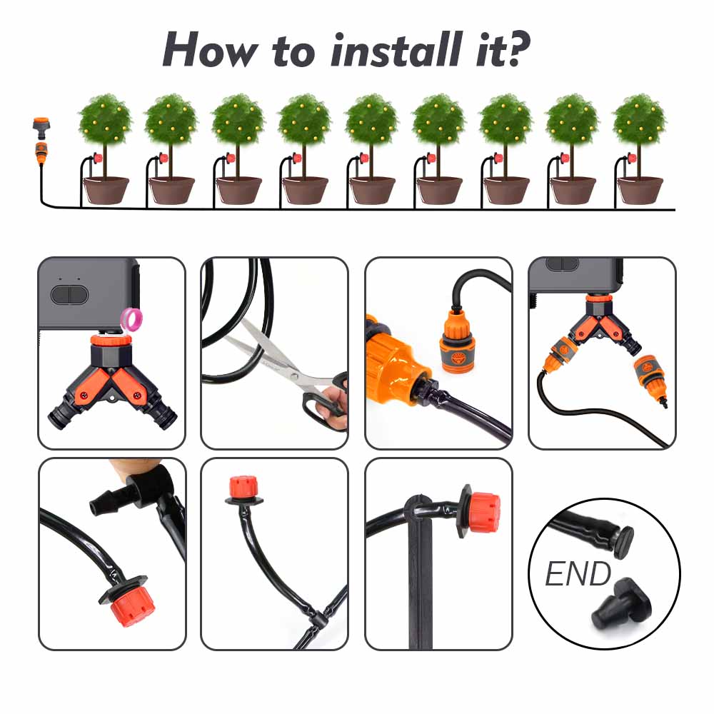 ชุดควบคุมระบบรดน้ำอัตโนมัติแบบ - Smart Garden Refill บทวิจารณ์และราคา