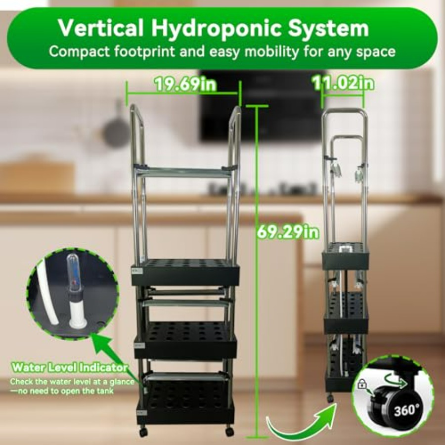 ระบบปลูกพืชไฮโดรโปนิกส์ในร่ม:  - Smart Garden System บทวิจารณ์และราคา