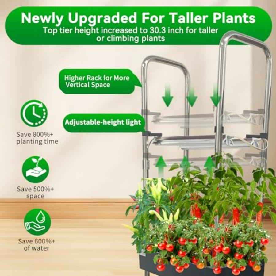 ระบบปลูกพืชไฮโดรโปนิกส์ในร่ม:  - Smart Garden System บทวิจารณ์และราคา