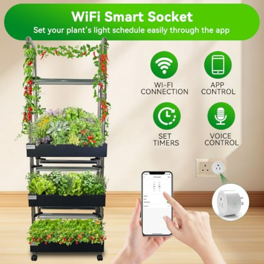 ระบบปลูกพืชไฮโดรโปนิกส์ในร่ม:  - Smart Garden System บทวิจารณ์และราคา