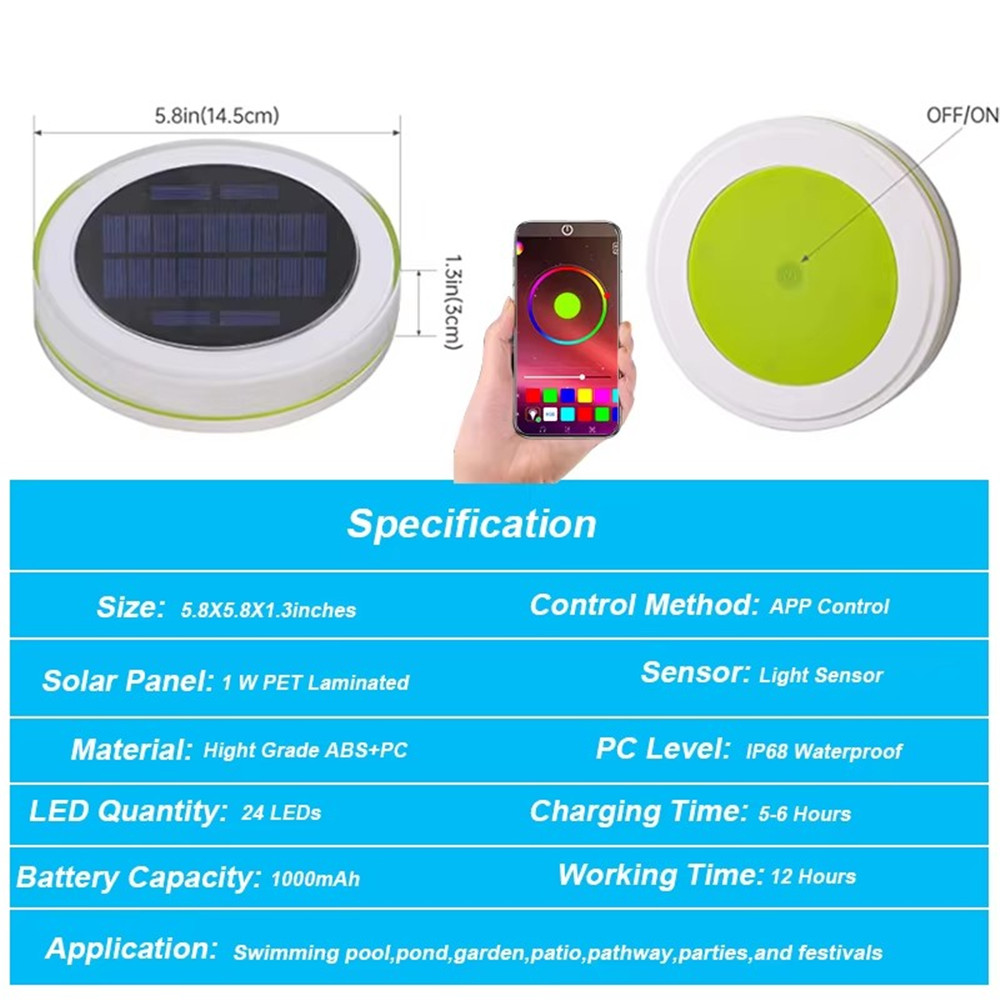 พลังงานแสงอาทิตย์ LED Water Fl - Smart Garden Light Controller บทวิจารณ์และราคา