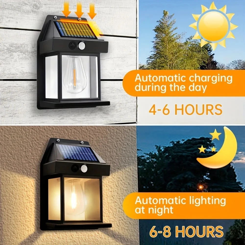 พลังงานแสงอาทิตย์ทังสเตนโคมไฟก - Smart Garden Lanterns บทวิจารณ์และราคา